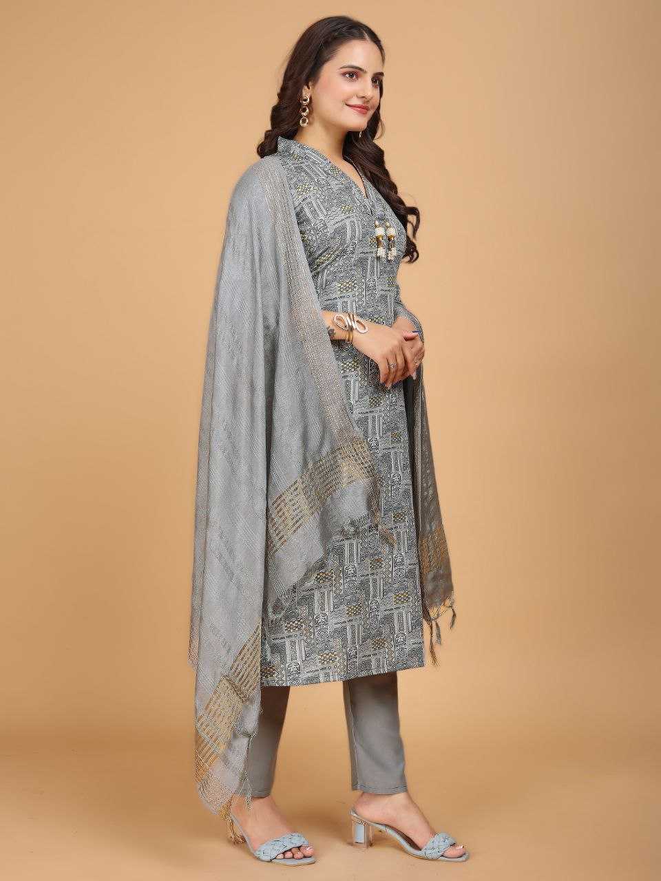 YNF COTTON SMC 01 SUITS & DRESSES WHOLESALE LADIES PRINTED COTTON SUITS MANUFACTURER